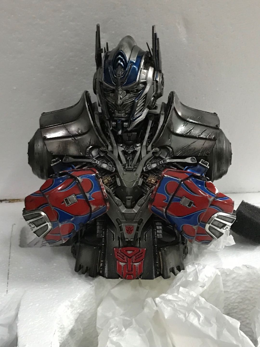 零元拍：Prime 1 Studio PBTFM-09 变形金剛4 擎天柱 胸像 ，实体店先行展示品