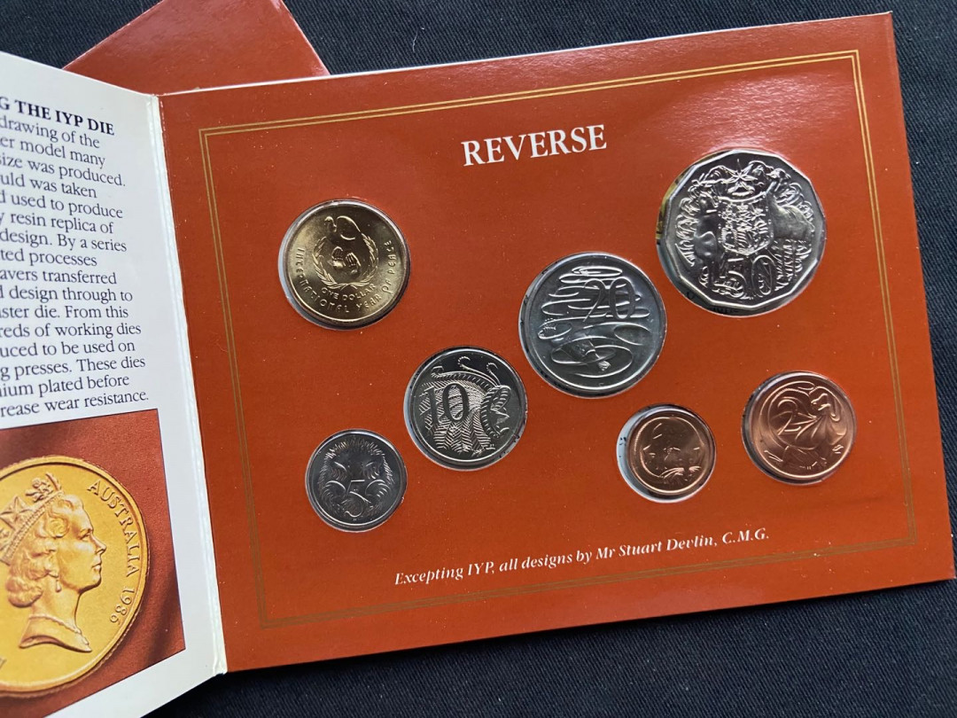 【随心拍&Getcoins】钱币拍卖九十一期～ 1986年澳大利亚流通币卡册
