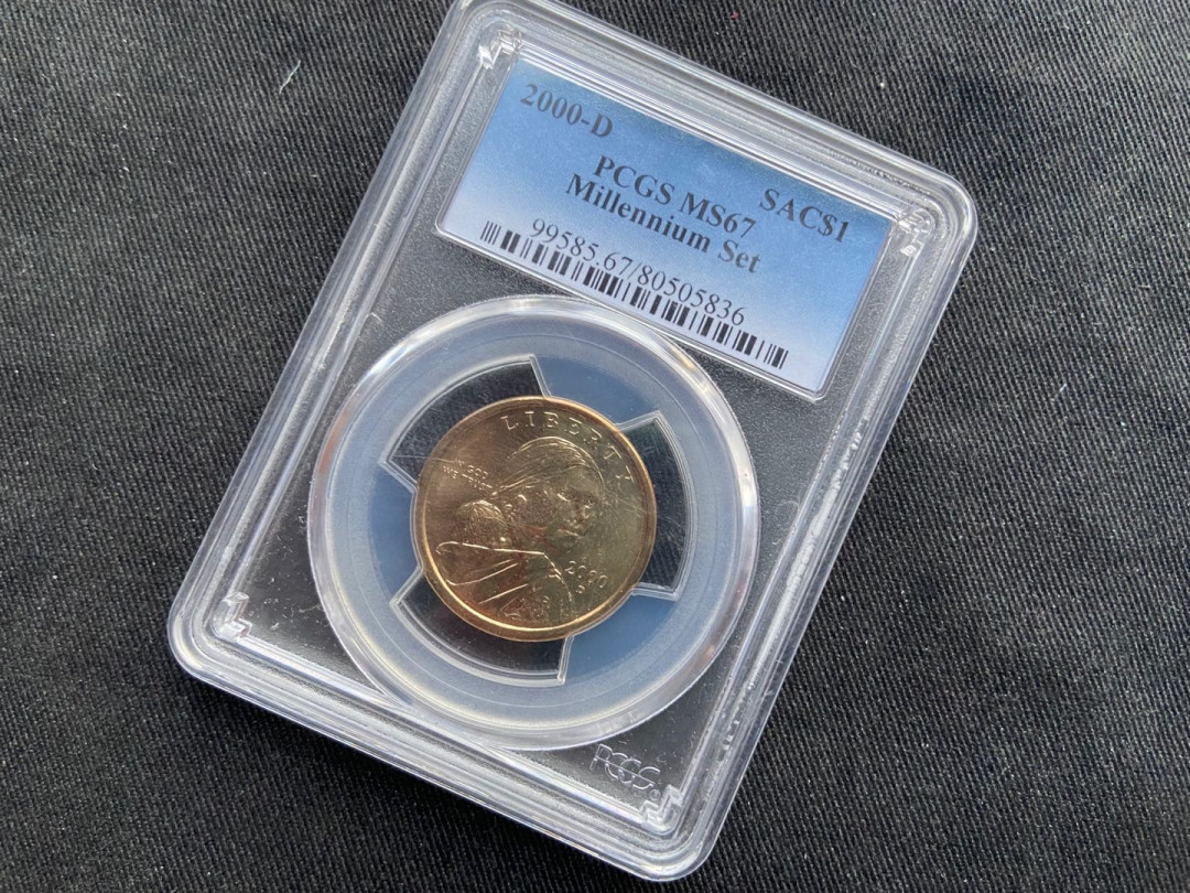 【随心拍&Getcoins】钱币拍卖九十一期～ 美国1美元流通纪念币【pcgs盒子】