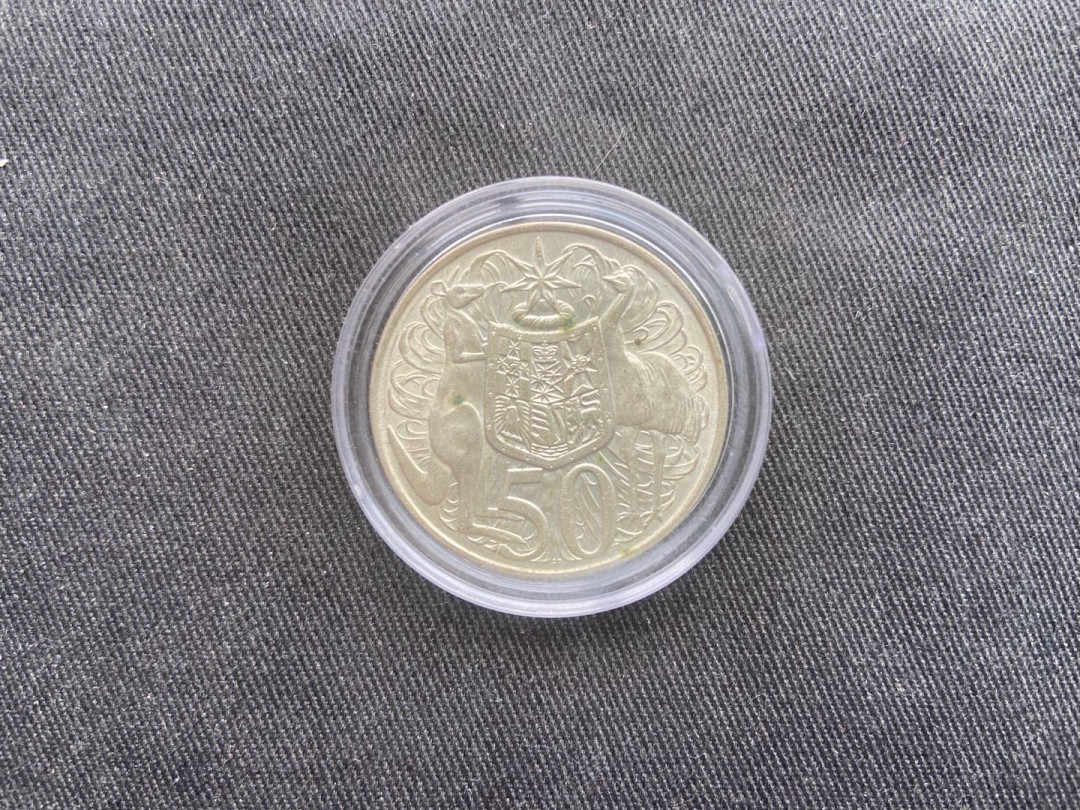 【随心拍&Getcoins】钱币拍卖九十一期～ 1966澳大利亚50分银币一枚