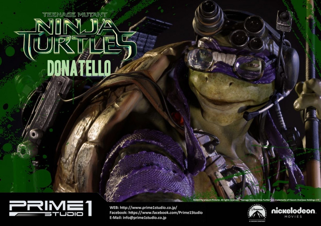 零元拍：Prime 1 Studio：1/4《忍者神龟》- 多纳泰罗/Donatello 雕像 MMTMNT-03全新未拆。