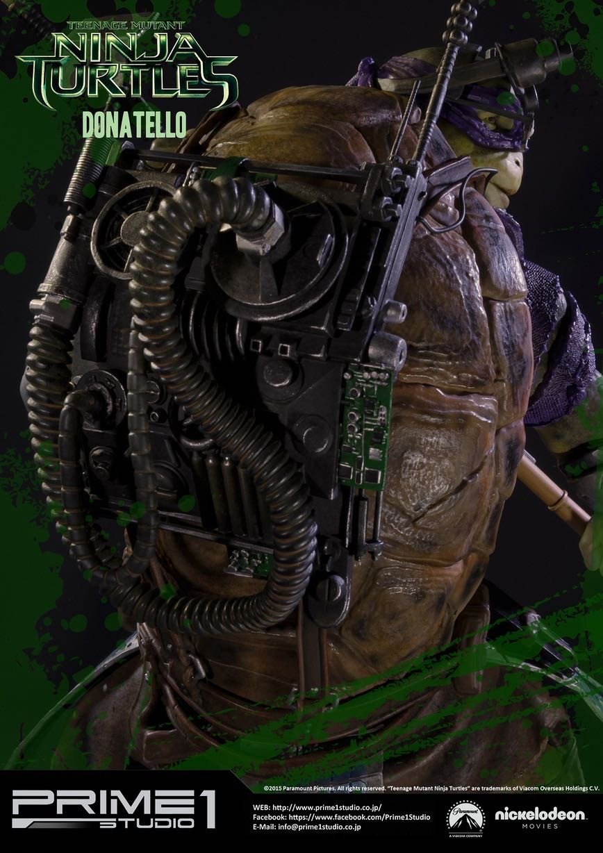 零元拍：Prime 1 Studio：1/4《忍者神龟》- 多纳泰罗/Donatello 雕像 MMTMNT-03全新未拆。