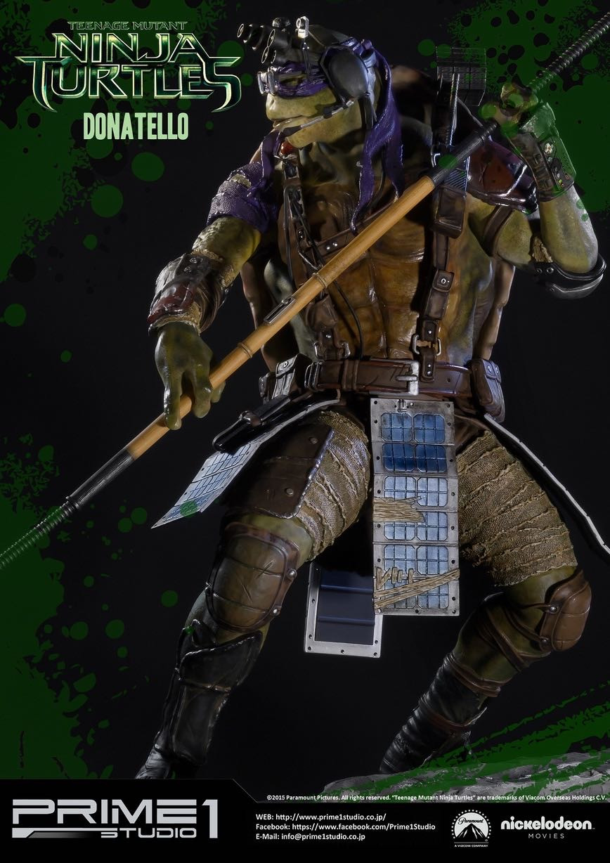 零元拍：Prime 1 Studio：1/4《忍者神龟》- 多纳泰罗/Donatello 雕像 MMTMNT-03全新未拆。