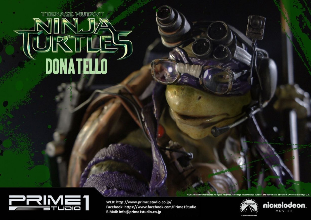 零元拍：Prime 1 Studio：1/4《忍者神龟》- 多纳泰罗/Donatello 雕像 MMTMNT-03全新未拆。