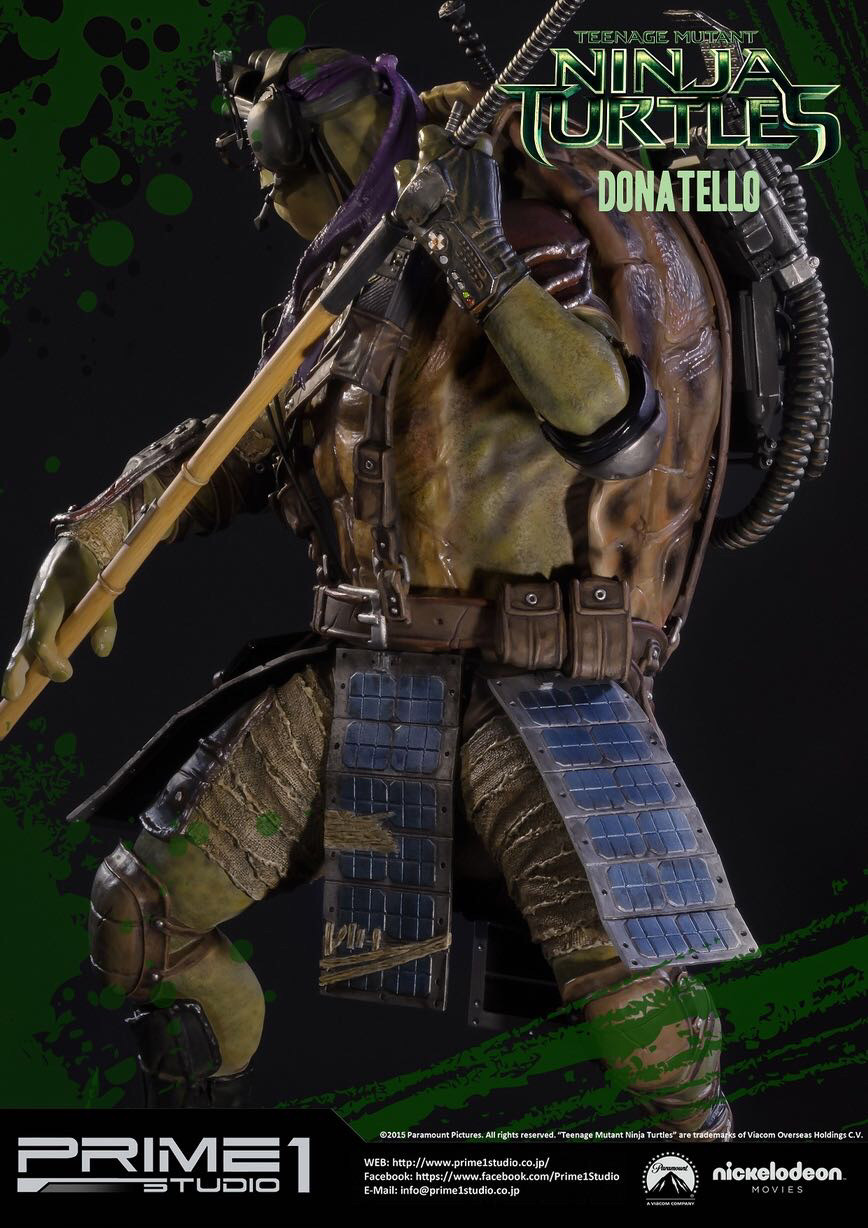 零元拍：Prime 1 Studio：1/4《忍者神龟》- 多纳泰罗/Donatello 雕像 MMTMNT-03全新未拆。