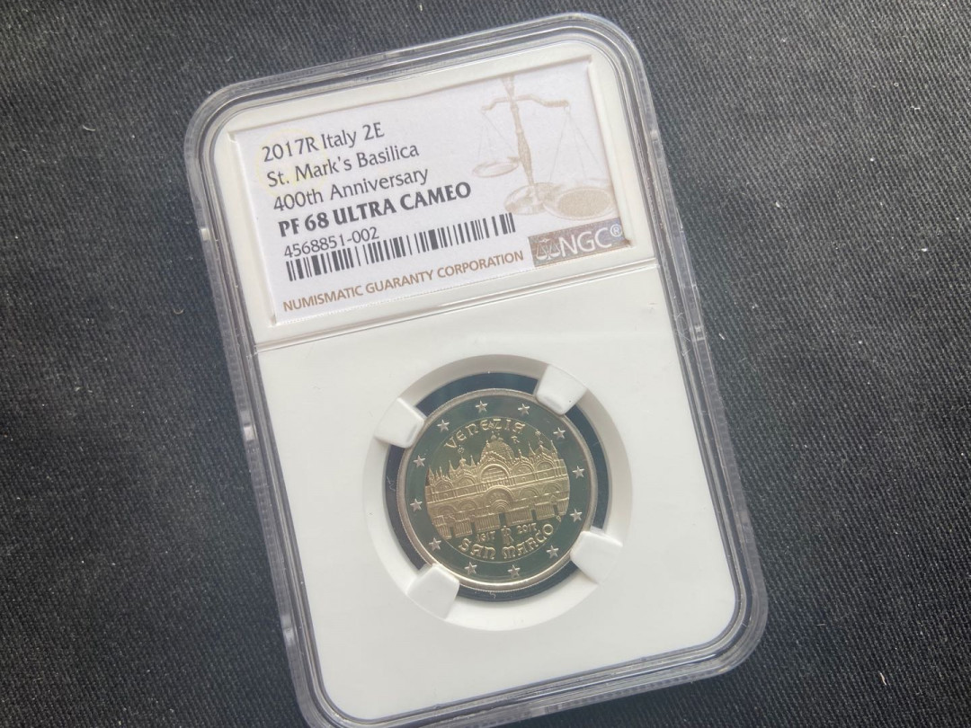 【币观天下】第151期钱币拍卖 【意大利】圣马克教堂400周年