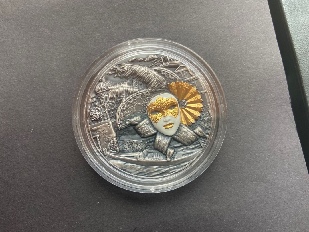 【币观天下】第151期钱币拍卖 【纽埃】高浮雕系列之面具