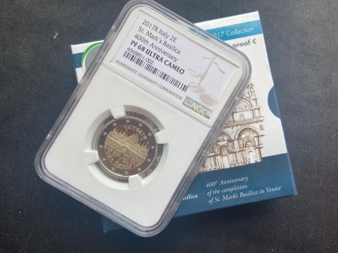 【币观天下】第151期钱币拍卖 【意大利】圣马克教堂400周年
