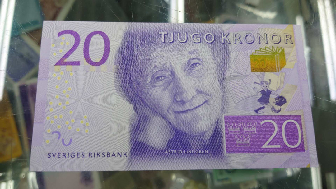 6.18专场全场免佣金【囧羊收藏】第30期暨2021年第二十一期微拍 裸钞精选超低价起拍  2016年瑞典20克朗 全新绝品 尾号311