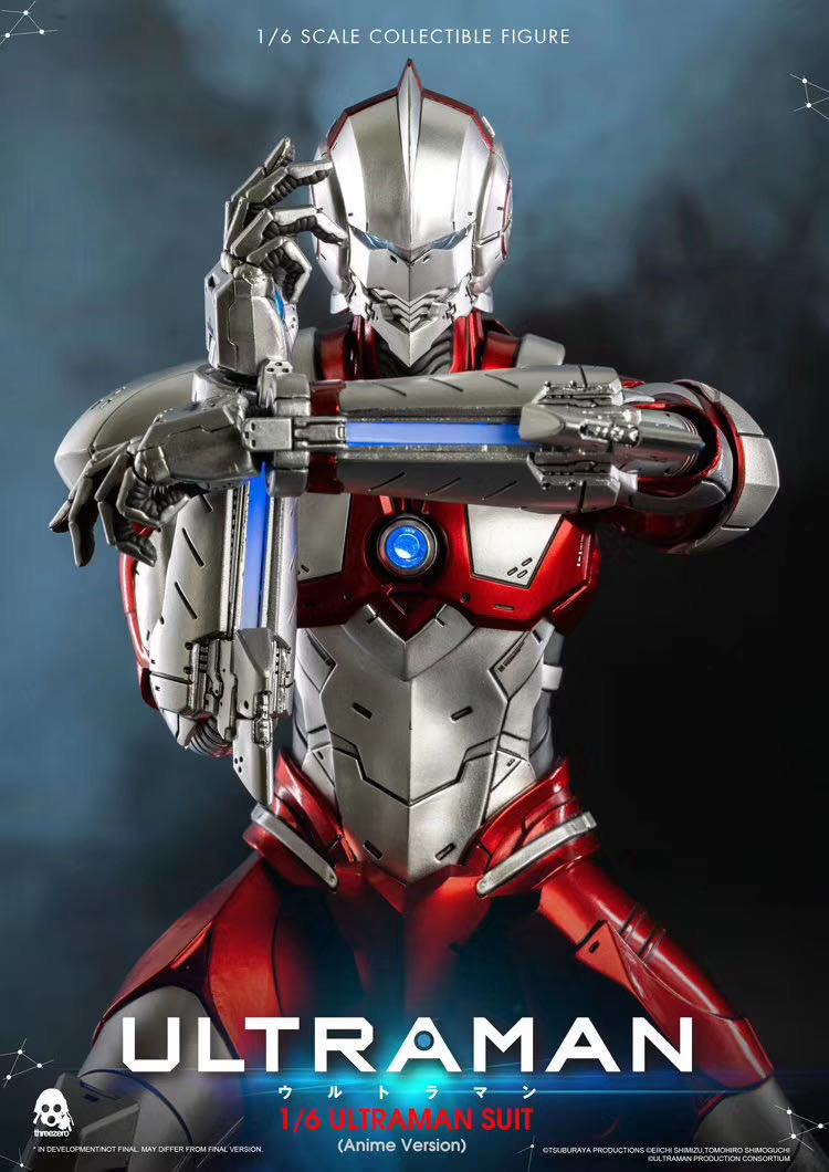零元拍：Threezero 3Z0129 1/6 网飞动画版 机动奥特曼 ULTRAMAN 可动人偶 全新未拆。