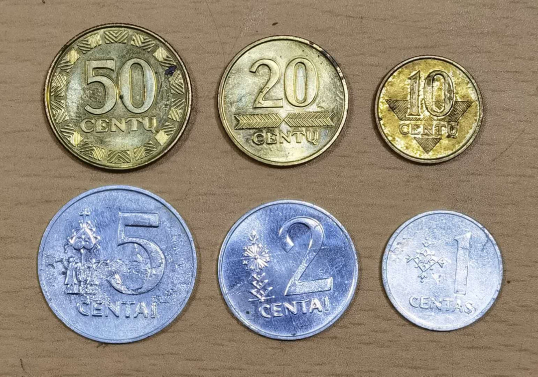 北京马甸外币专卖微拍第五十五期，外国非贵金属流通币纪念币专场，陆续上新欢迎关注 立陶宛