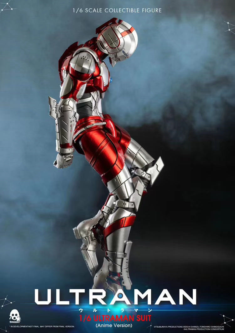 零元拍：Threezero 3Z0129 1/6 网飞动画版 机动奥特曼 ULTRAMAN 可动人偶 全新未拆。