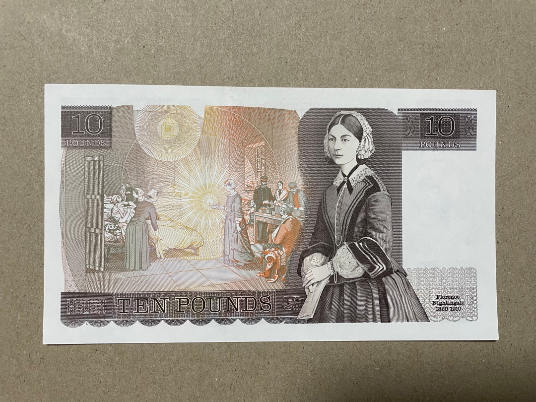 《张总收藏》29期—精品小场 英镑10镑 UNC D序列 P379c