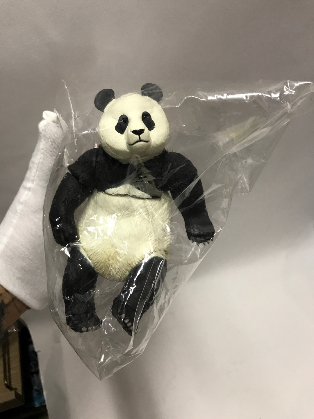 零元拍：海洋堂UNION CREATIVE 03 正版熊猫 超可动 全新未把玩过 