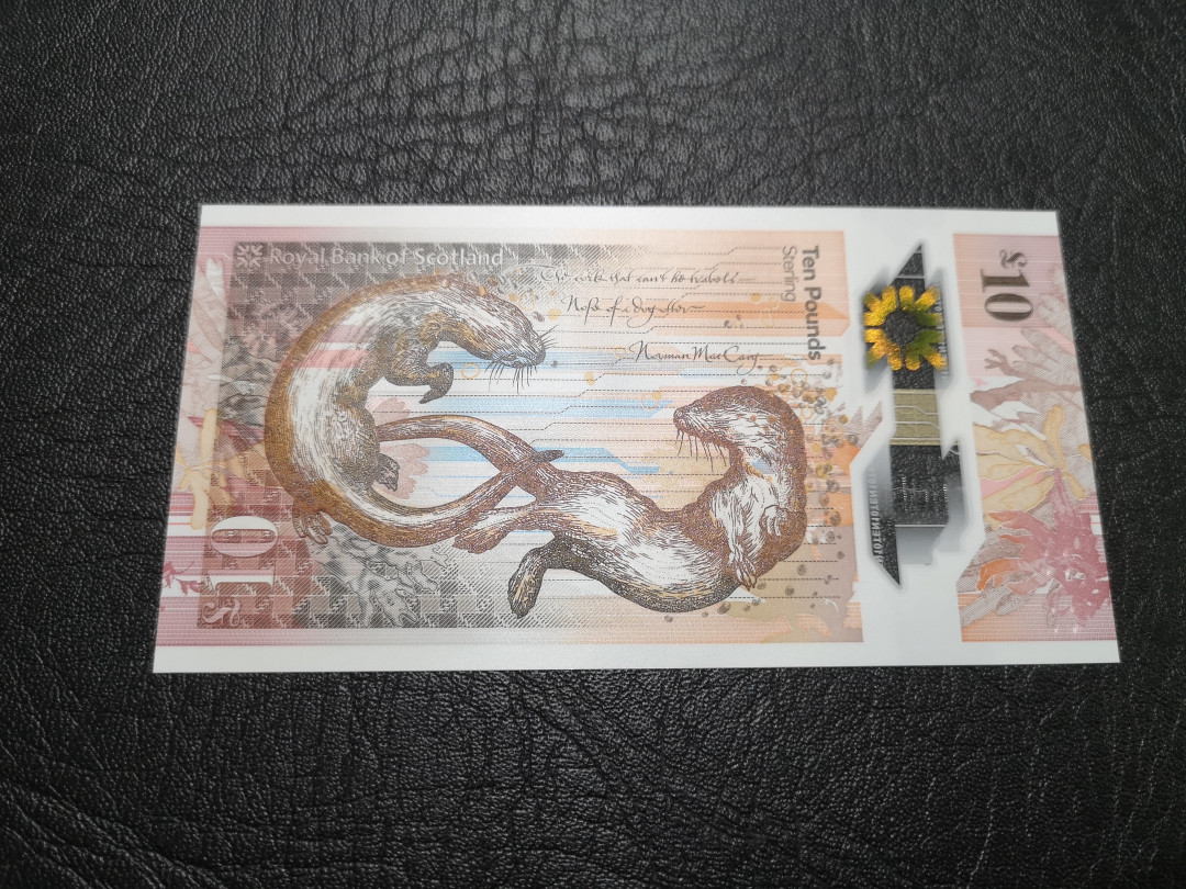 《外钞收藏家》第一百一十四期拍卖（共83拍） 2016年苏格兰最新版塑料钞10镑 全新UNC zz冠 无47