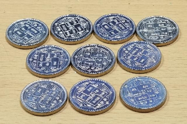 北京马甸外币专卖微拍第五十五期，外国非贵金属流通币纪念币专场，陆续上新欢迎关注 尼泊尔高值流通币10枚。品相如图