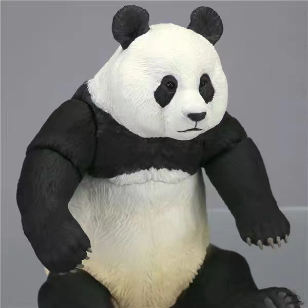 零元拍：海洋堂UNION CREATIVE 03 正版熊猫 超可动 全新未把玩过 
