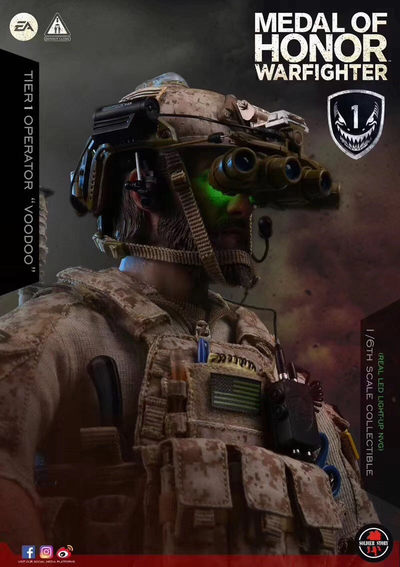 零元拍：SoldierStory SS106 1/6 荣誉勋章 - 海豹突击队NAVY SEAL - 巫毒Voodoo，全新未拆。 - 零元拍：SoldierStory SS106 1/6 荣誉勋章 - 海豹突击队NAVY SEAL - 巫毒Voodoo，全新未拆。