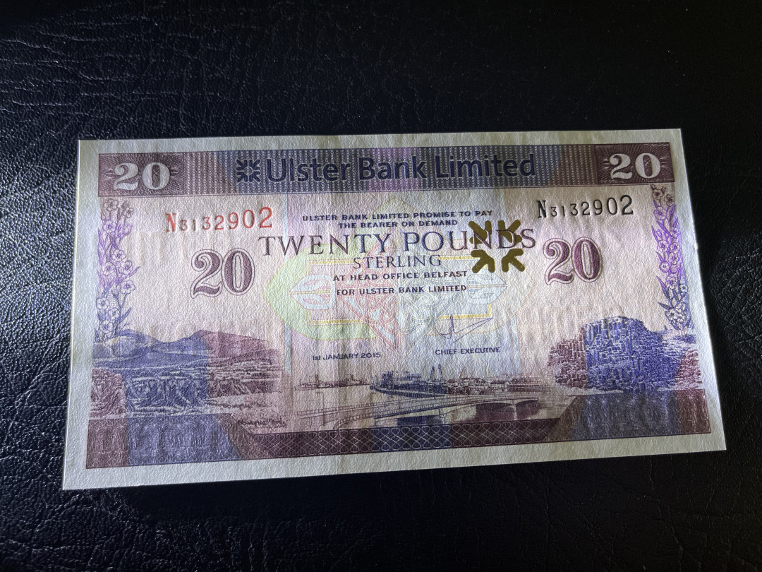 《外钞收藏家》第一百一十四期拍卖（共83拍） 2015年阿尔斯特银行 20镑 全新UNC 无47