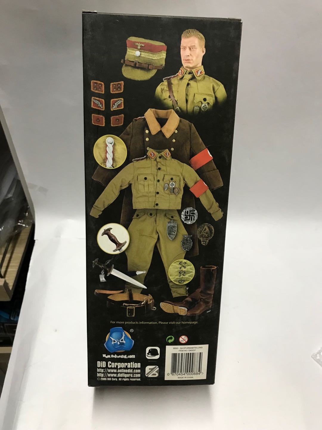 零元拍：DID兵人 1/6 D80037 德国冲锋队 绝版全新未拆