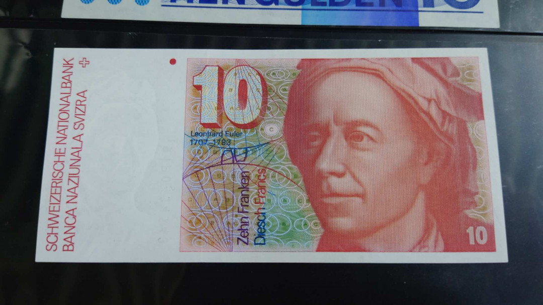 【囧羊收藏】精选微拍第31期暨2021年第二十二期 世界各国纸币 1991年瑞士10法郎 全新绝品居中和你
