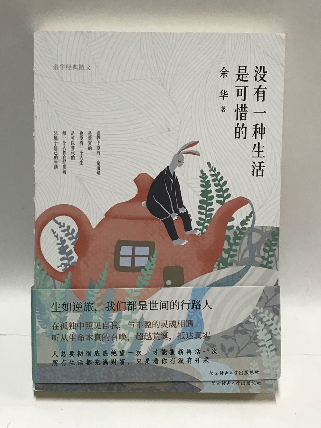 零元拍：著名作家 余华老师亲笔签名著书《没有一种生活是可惜的》