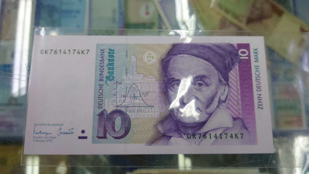 【囧羊收藏】精选微拍第31期暨2021年第二十二期 世界各国纸币 1993年德国10马克 全新绝品