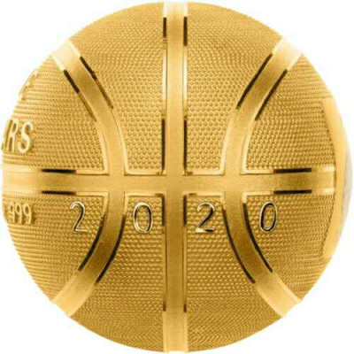 【海寧潮期货】萨摩亚2020年篮球1盎司镀金3D立体球形纪念银币 - 【海寧潮期货】萨摩亚2020年篮球1盎司镀金3D立体球形纪念银币