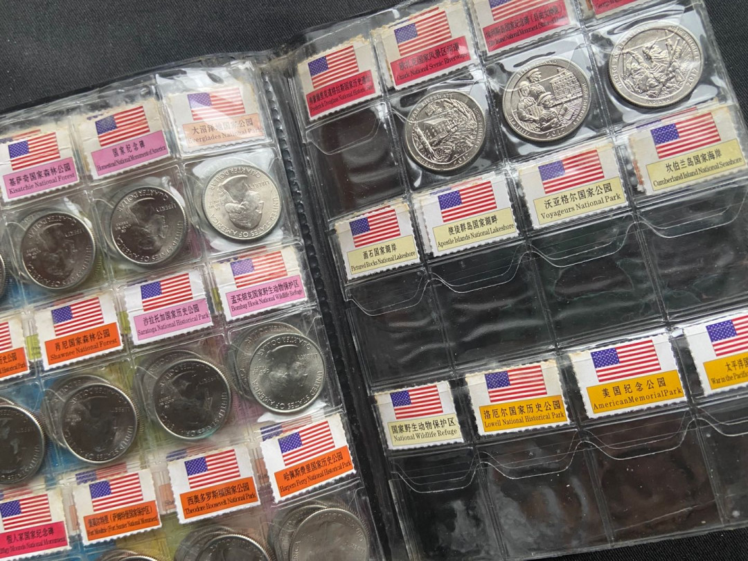 【币观天下】第152期钱币拍卖 【美国】国家公园币38枚～