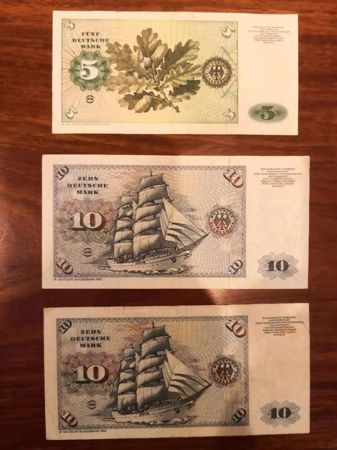 N&C第十一期: 欢乐捡漏场 德国马克三张 VF-XF