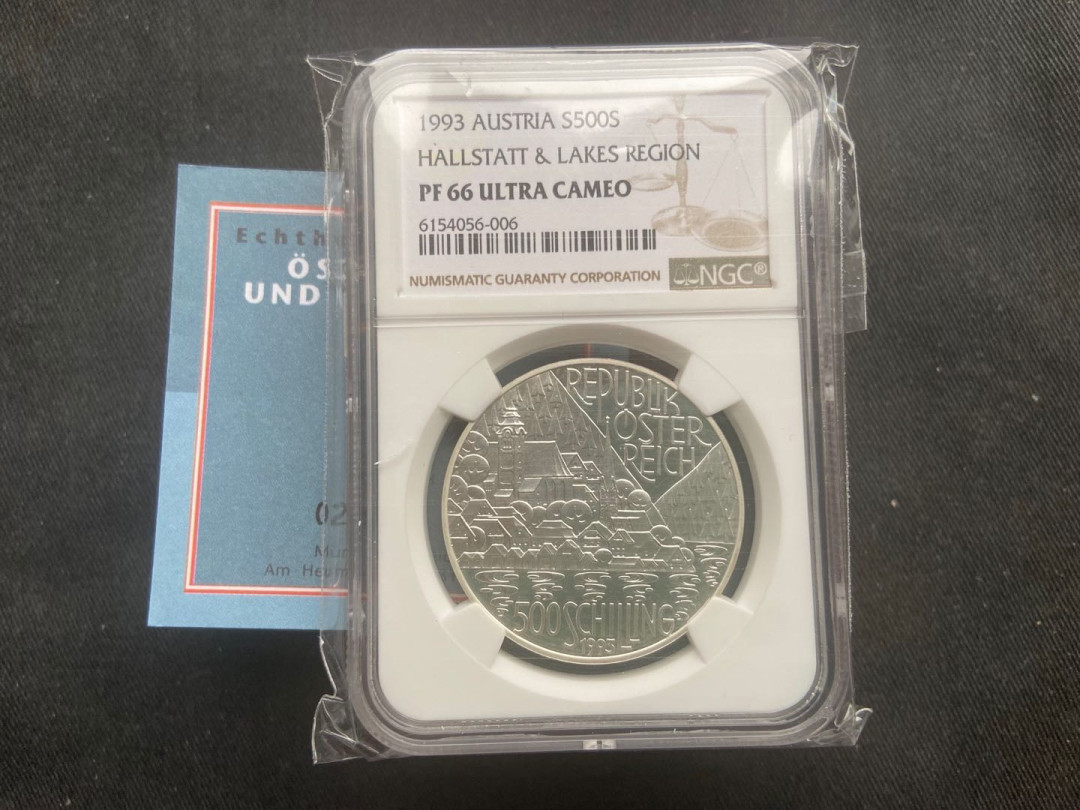 【币观天下】第152期钱币拍卖 奥地利1993年发行霍尔斯特地区嘉年华精制纪念银币