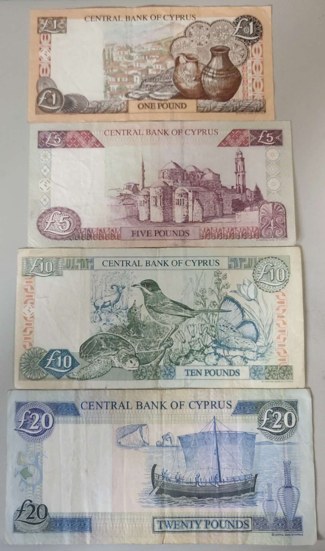 N&C第十一期: 欢乐捡漏场 塞浦路斯一套四张 八九品如图