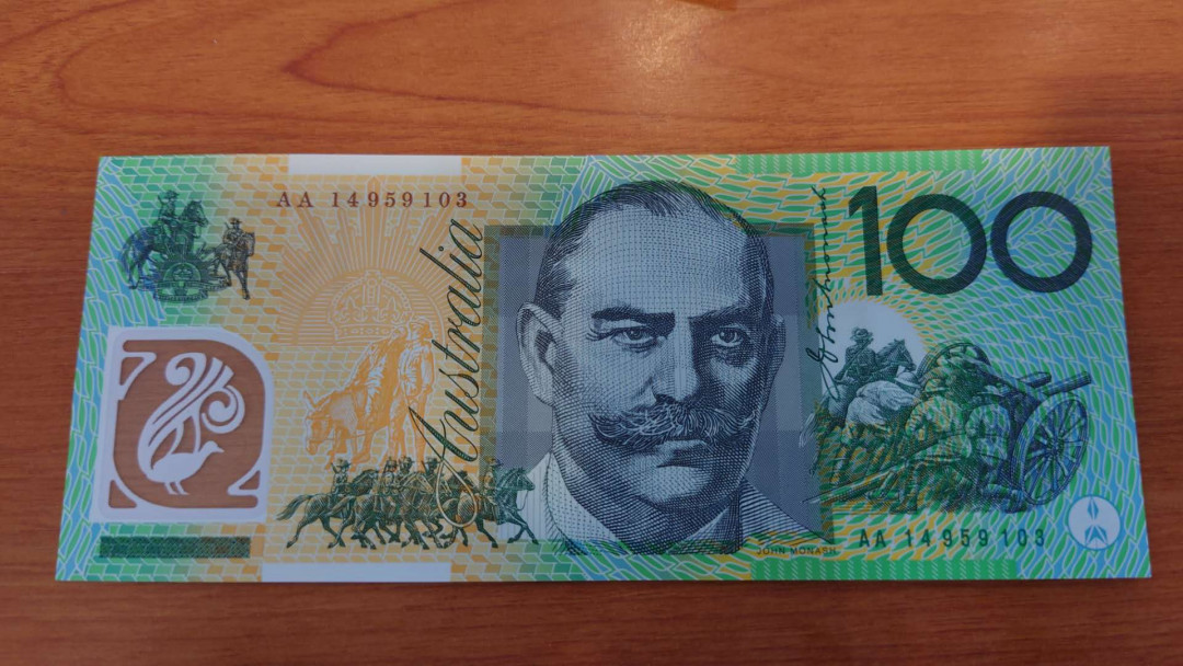 【囧羊收藏】精选微拍第32期暨2021年第二十三期 评级币/裸钞混合场 有靓号 2014年澳大利亚100元 少见首发AA冠 全新绝品无47尾号103