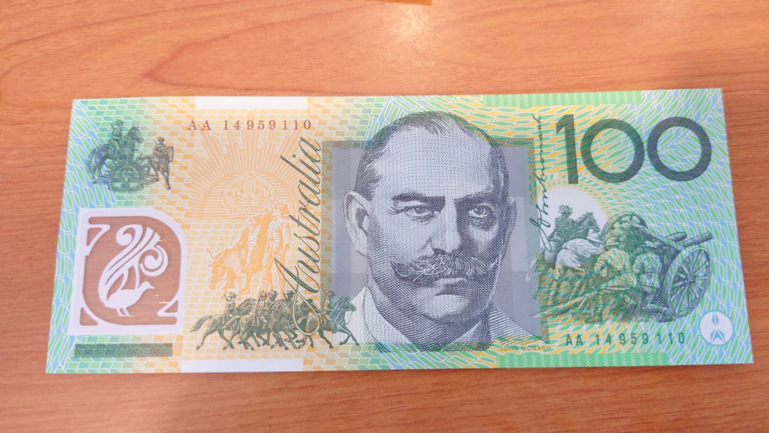 【囧羊收藏】精选微拍第32期暨2021年第二十三期 评级币/裸钞混合场 有靓号 2014年澳大利亚100元 少见首发AA冠 全新绝品无47尾号110