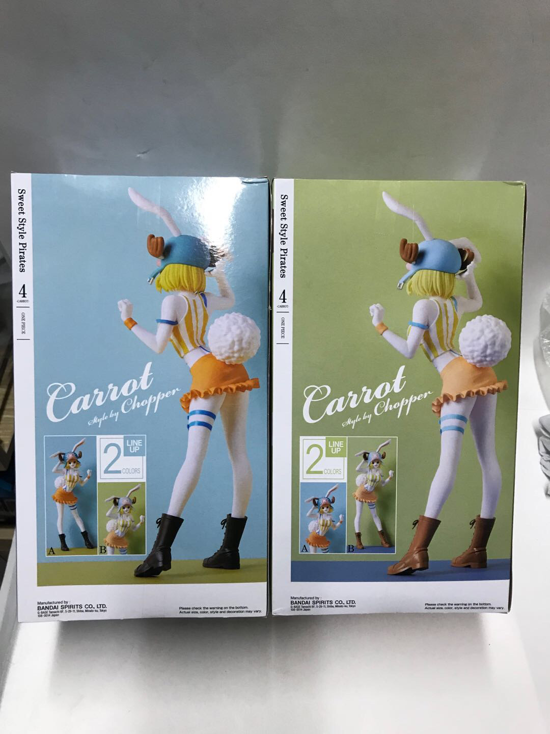 零元拍：万代海贼王手办景品眼镜厂1:9 Sweet Style Pirates 加洛特乔巴毛皮族 AB款两只，全新未拆