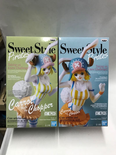 零元拍：万代海贼王手办景品眼镜厂1:9 Sweet Style Pirates 加洛特乔巴毛皮族 AB款两只，全新未拆 - 零元拍：万代海贼王手办景品眼镜厂1:9 Sweet Style Pirates 加洛特乔巴毛皮族 AB款两只，全新未拆