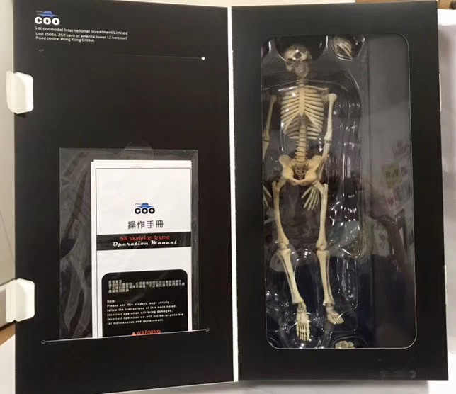 零元拍：COOMODEL绝版老货 1/6 SK01 死神 骷髅 可动人偶。