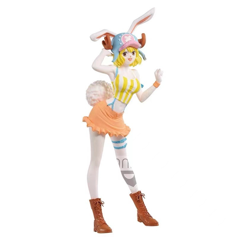 零元拍：万代海贼王手办景品眼镜厂1:9 Sweet Style Pirates 加洛特乔巴毛皮族 AB款两只，全新未拆