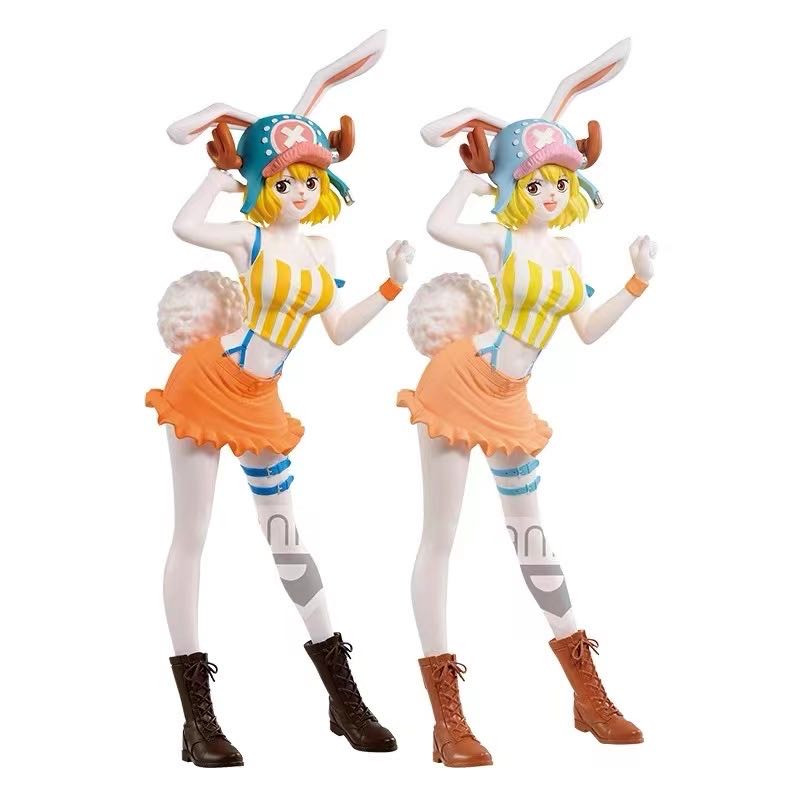 零元拍：万代海贼王手办景品眼镜厂1:9 Sweet Style Pirates 加洛特乔巴毛皮族 AB款两只，全新未拆