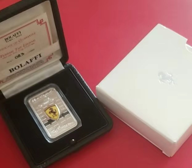 【币观天下】第153期钱币拍卖～ 库克2009年法拉利的传奇方形银币 