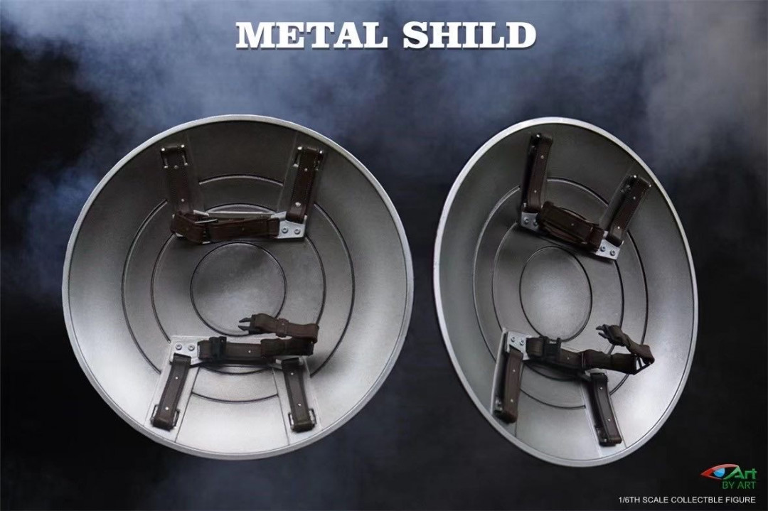 零元拍：BY-ART 1/6 S3美国队长金属盾牌( 1/6 METAL SHILD ) 原色无涂装版，全新未拆