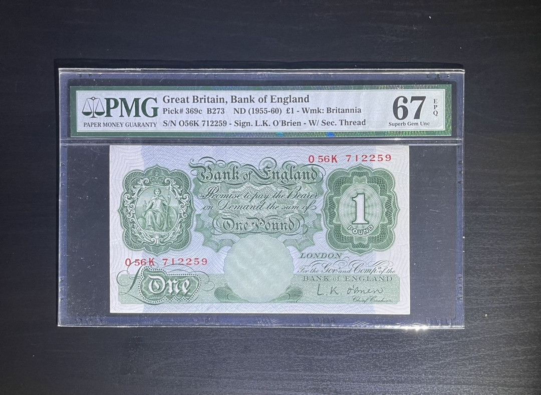 丑猫0711(爱藏与pmg) 英国战后1镑(冠军分)