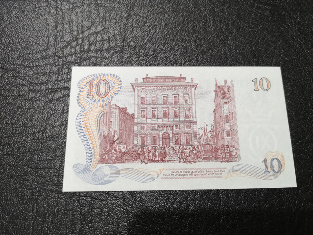 《外钞收藏家》第一百一十五期拍卖 1968年瑞典10克朗 全新UNC