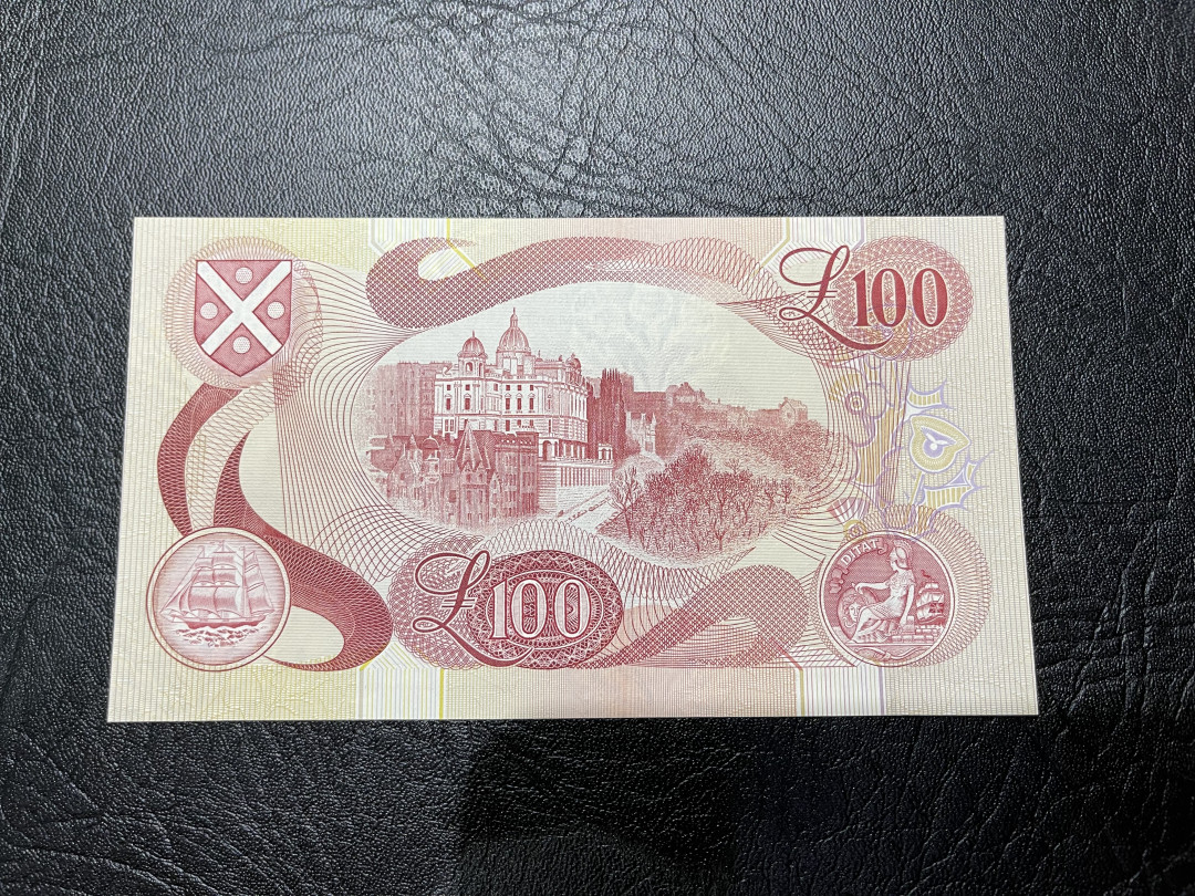 《外钞收藏家》第一百一十五期拍卖 1994年苏格兰100镑  A冠 品相绝 稀少品种