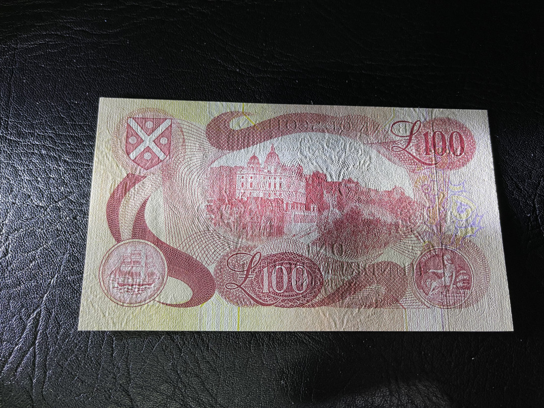 《外钞收藏家》第一百一十五期拍卖 1994年苏格兰100镑  A冠 品相绝 稀少品种