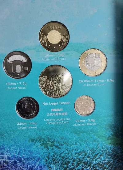 团购2020年宝岛国家公园之澎湖岛纪念章和2020年精装新台币