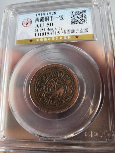 塞外藏品藏币铜币大烩粹 - 西藏铜币横雪康无点版