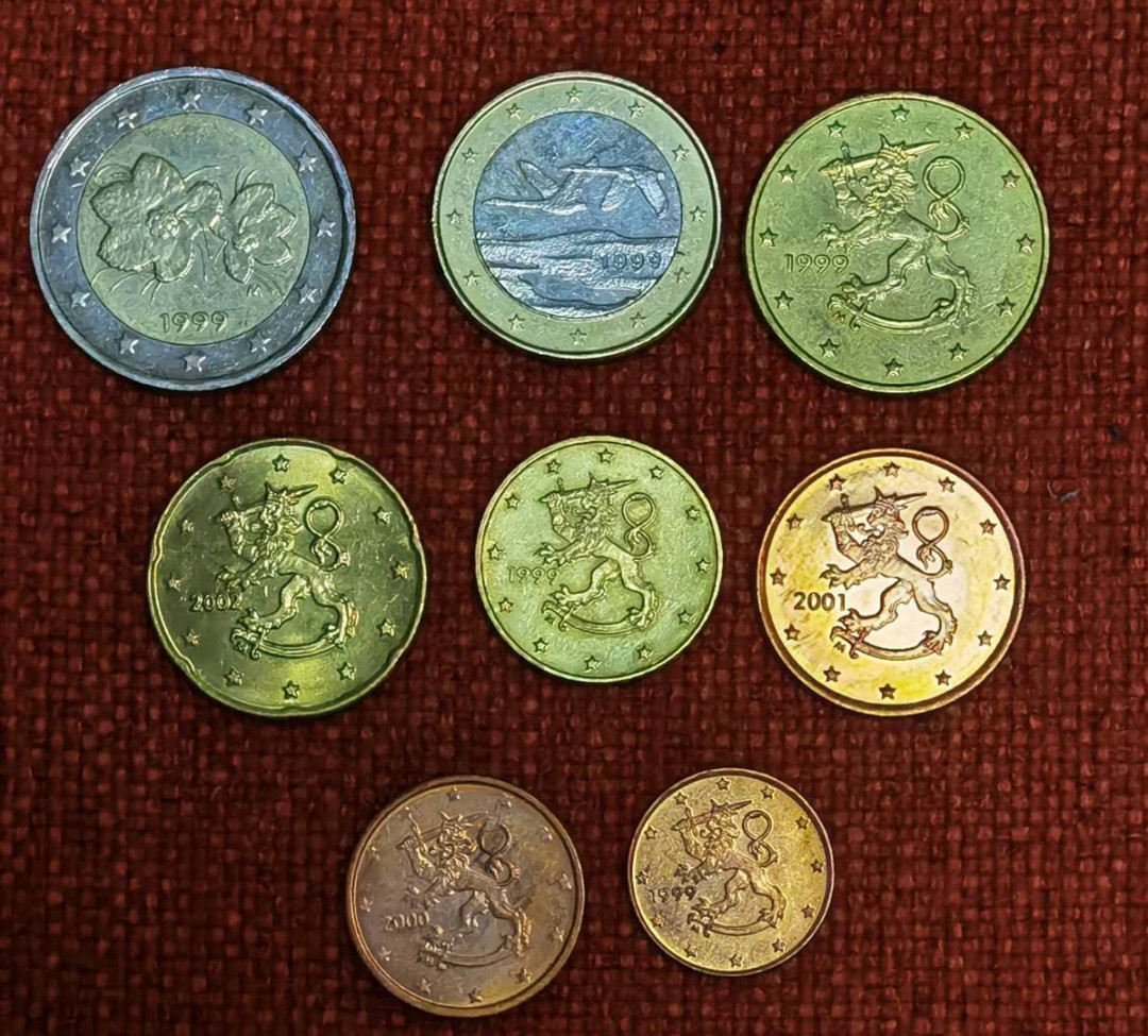 北京马甸外币专卖微拍第五十七期，非贵金属纪念币，流通币专场，陆续上新，欢迎光临 芬兰欧元