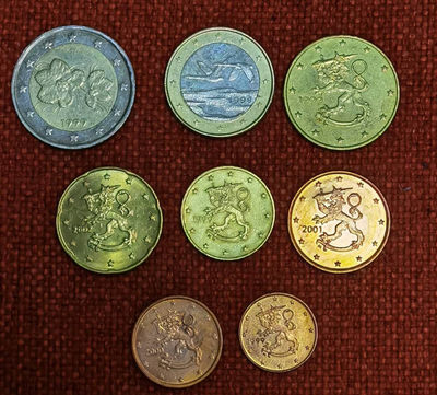 北京马甸外币专卖微拍第五十七期，非贵金属纪念币，流通币专场，陆续上新，欢迎光临 - 芬兰欧元