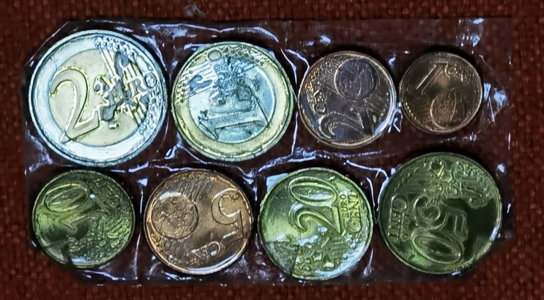 北京马甸外币专卖微拍第五十七期，非贵金属纪念币，流通币专场，陆续上新，欢迎光临 2002年清版卢森堡欧元